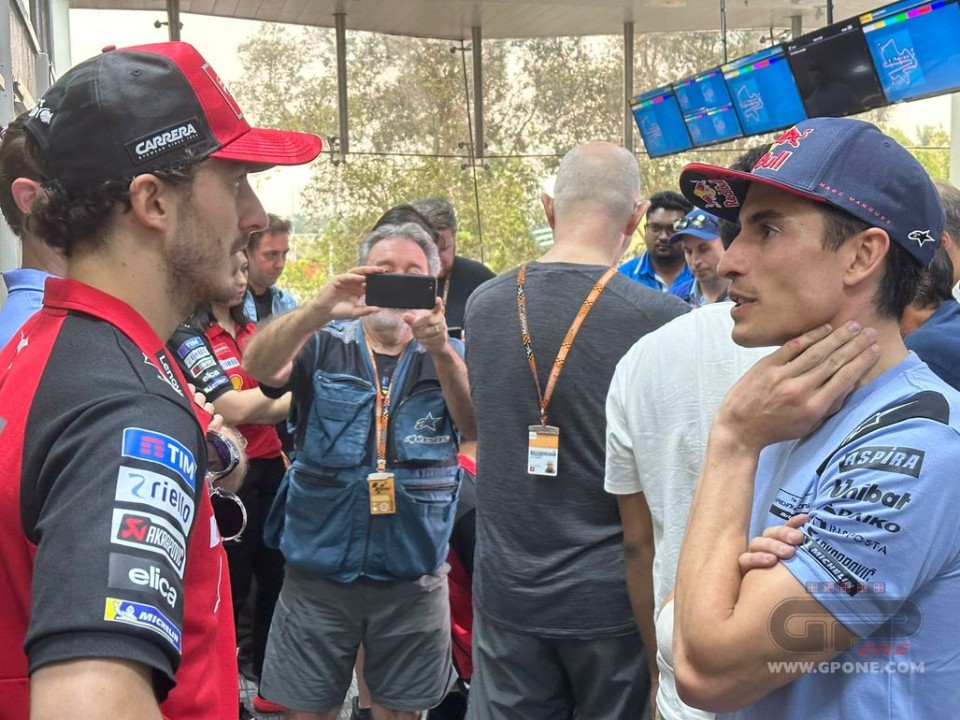 MotoGP: Marquez si confida con Bagnaia: 