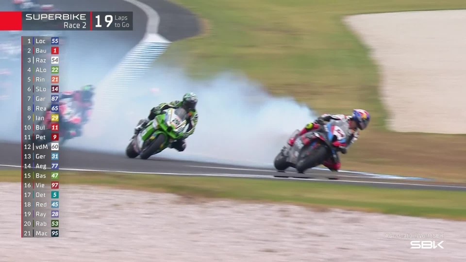 SBK: Accident for Rea in Race 2, engine failure for Toprak’s BMW