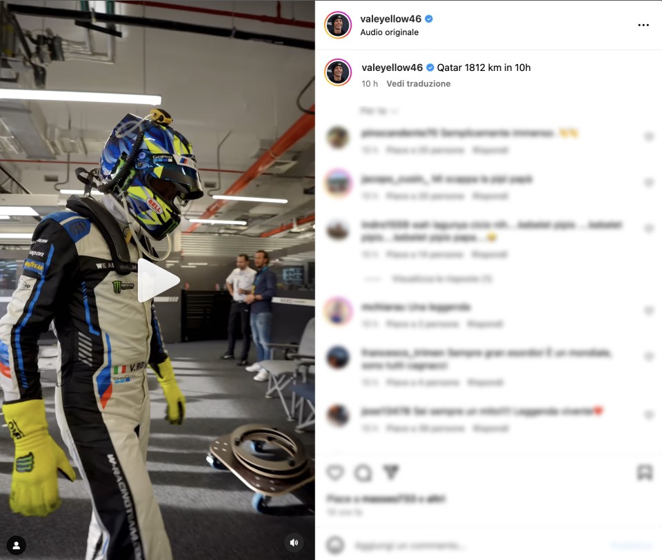 Auto - News: VIDEO - Valentino Rossi e quel profumo di podio sfumato a Lusail