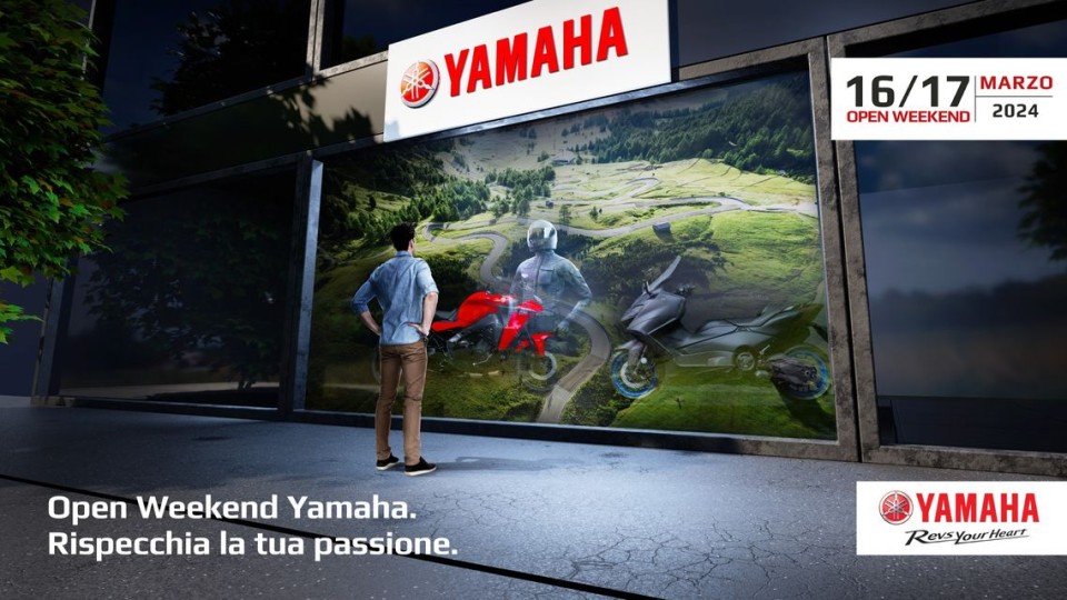 Moto - News: Open Weekend Yamaha: il 16 ed il 17 marzo, in scena la passione per le due ruote