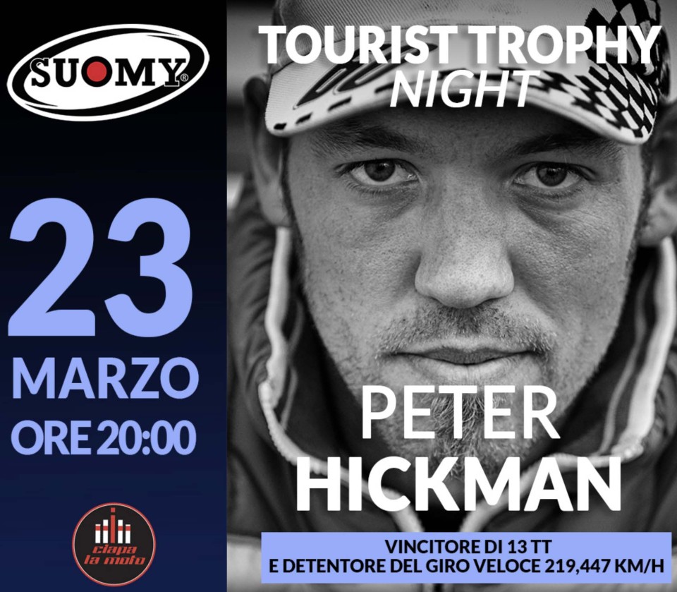 SBK: Tourist Trophy Night in Milan on March 23 with Peter Hickman