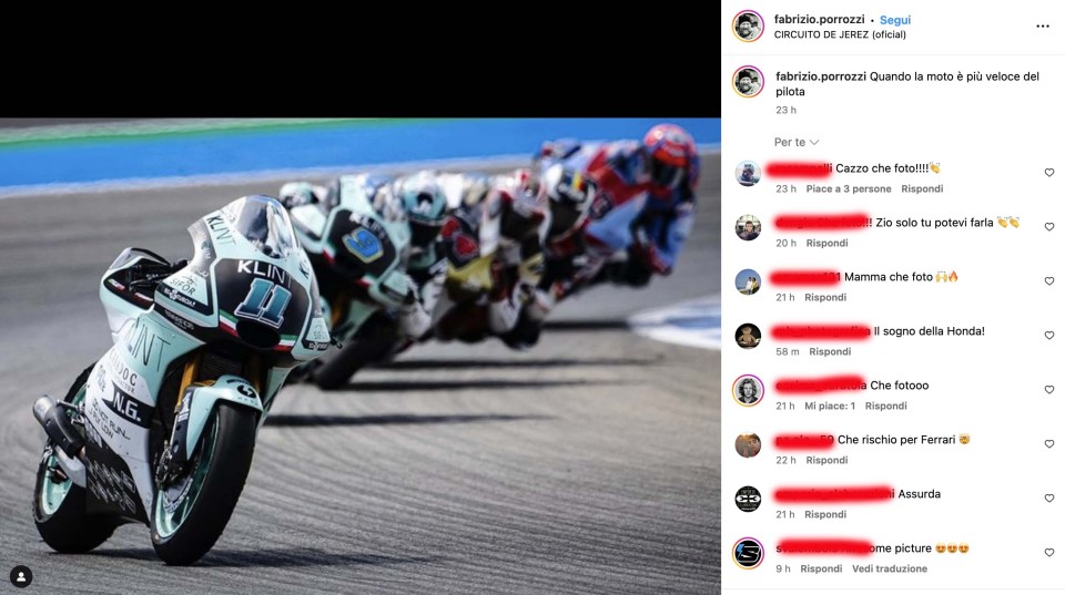 Moto2: LA FOTO Vabbè, Alex, mi hai stancato con la tua guida: continuo da sola!