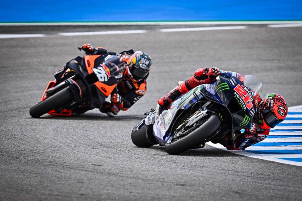 MotoGP, Quartararo "The last 10 laps I couldn't ride anymore."
