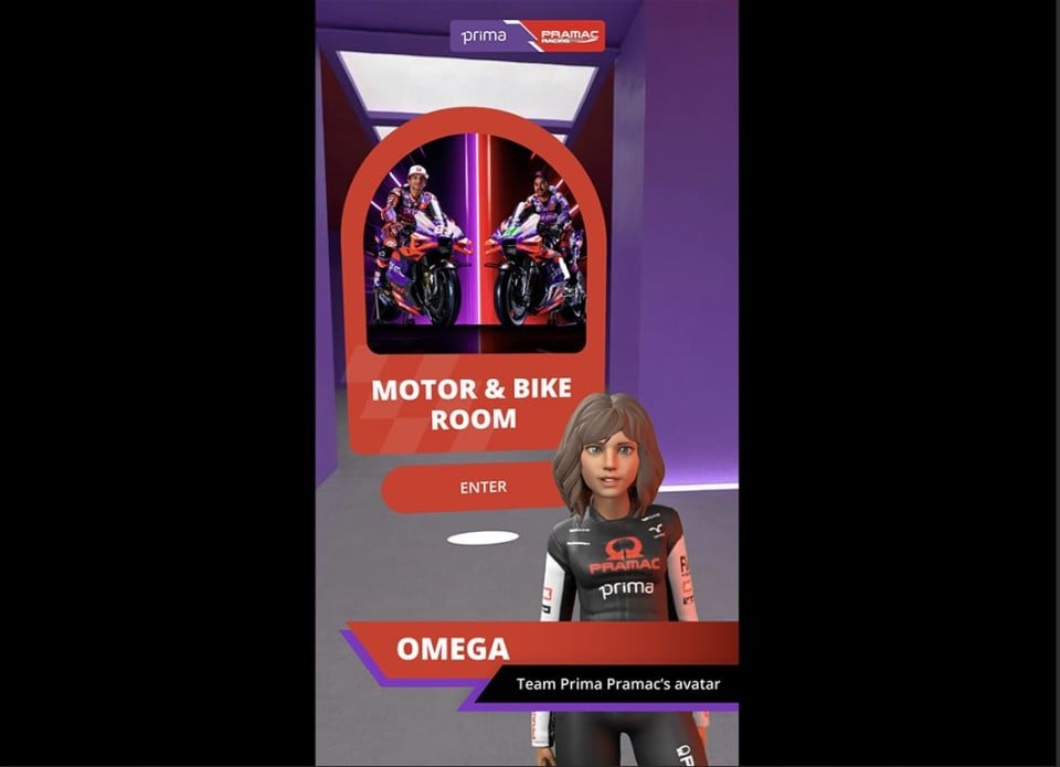 MotoGP: Il team Pramac inaugura una nuova casa con la realtà aumentata