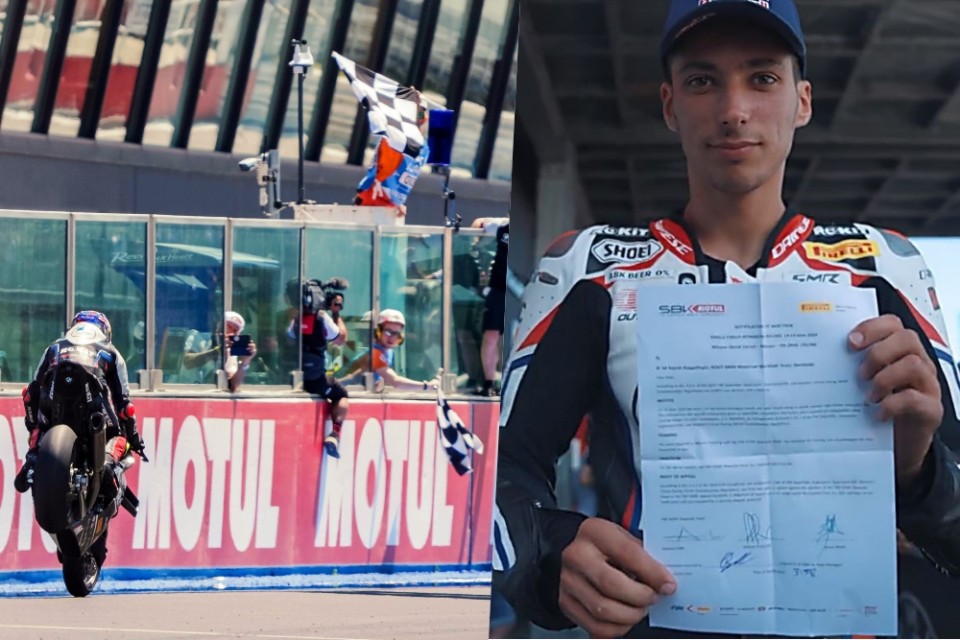 SBK: Salty stoppie for Toprak: Razgatlioglu fined for jubilation in Misano