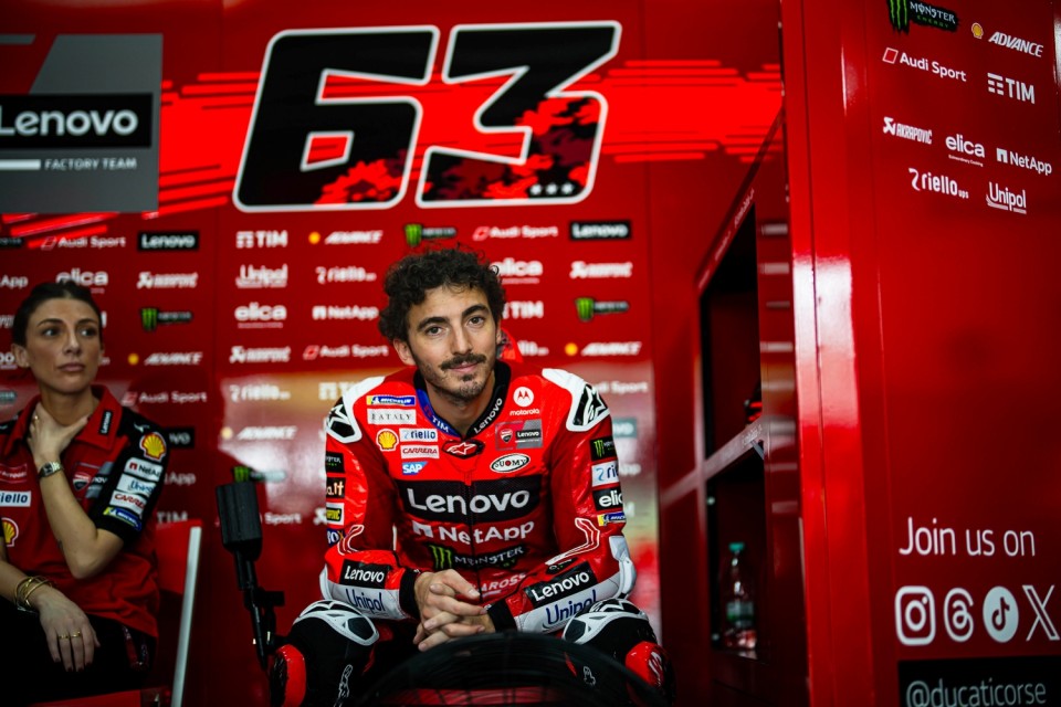 MotoGP: Bagnaia: “La scelta del motore? Dipende da quanto saremo disposti a rischiare”