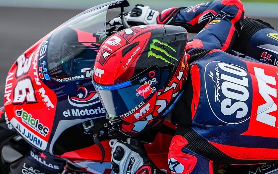 Moto3: Piqueras fa il vuoto nelle FP1 bagnate di Austin, 3° Bertelle, 5° Pini