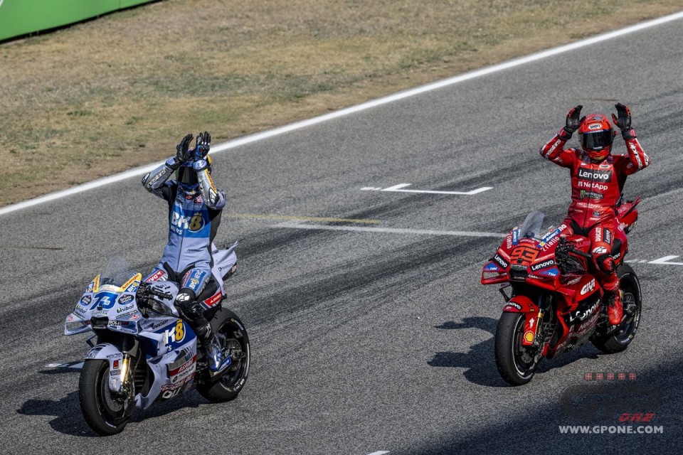 MotoGP: Super Marquez Bros: Marc batte Alex nella Sprint a Termas, Bagnaia 3° e Zarco 4°