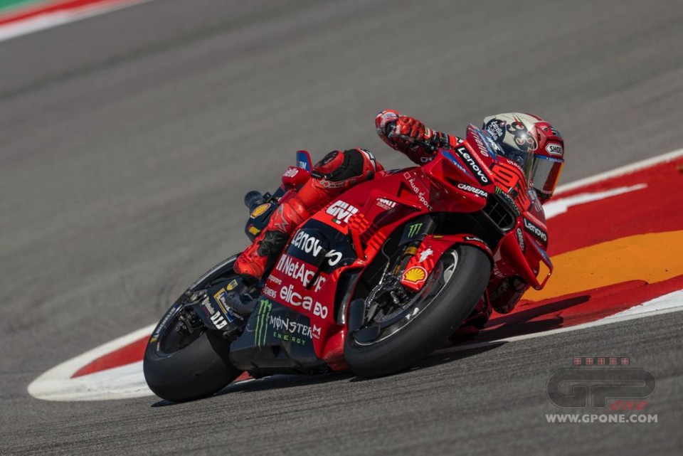 MotoGP: Austin: Marc Marquez 1° anche nel Warm Up davanti a Bagnaia e Zarco