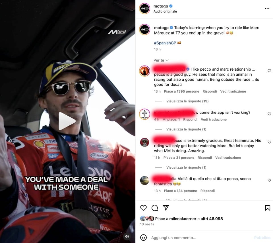 MotoGP: Bagnaia a Marquez: MotoGP: Bagnaia a Marquez: