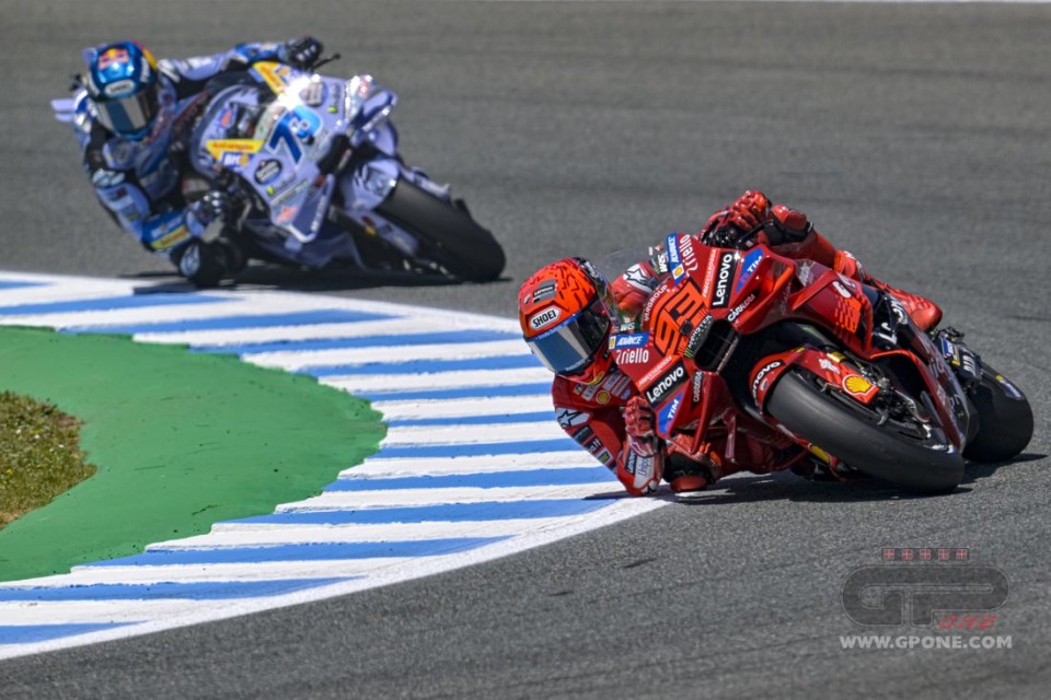 MotoGP: Jerez, Warm Up: Marquez più Marquez, 1° Marc e 2° Alex. Bagnaia 4°