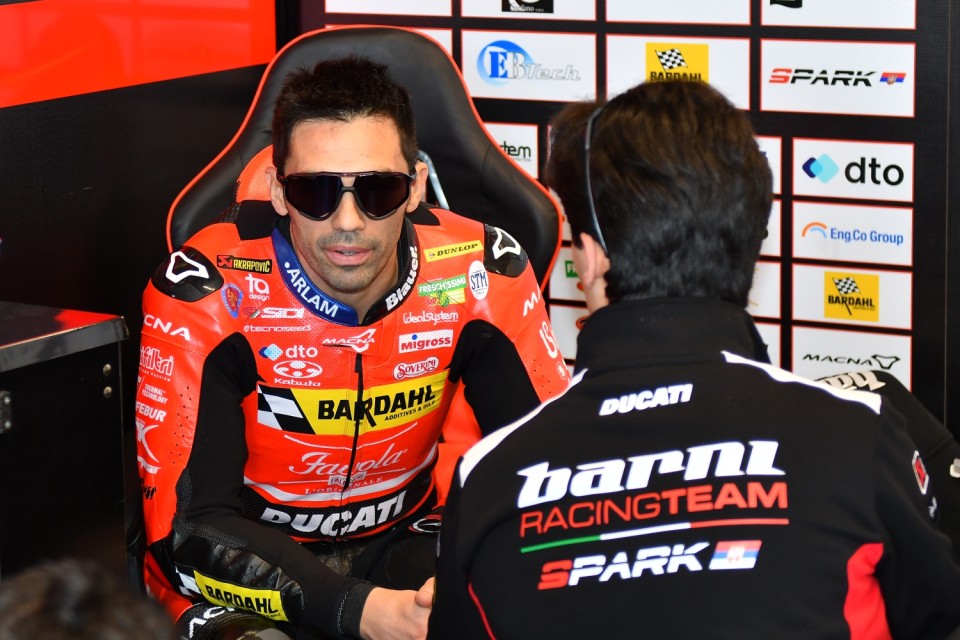 SBK: Pirro: “Non mi aspettavo la caduta, non ho più il margine che avevo gli altri anni”