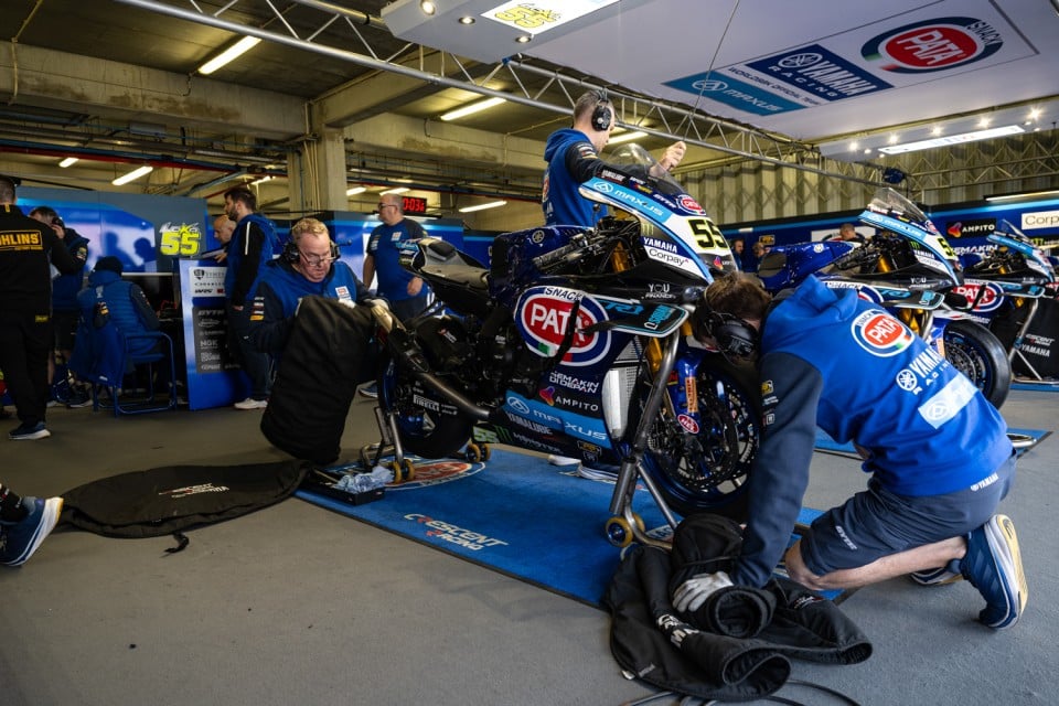 SBK: Yamaha and new super concession chassis: what and how much changed