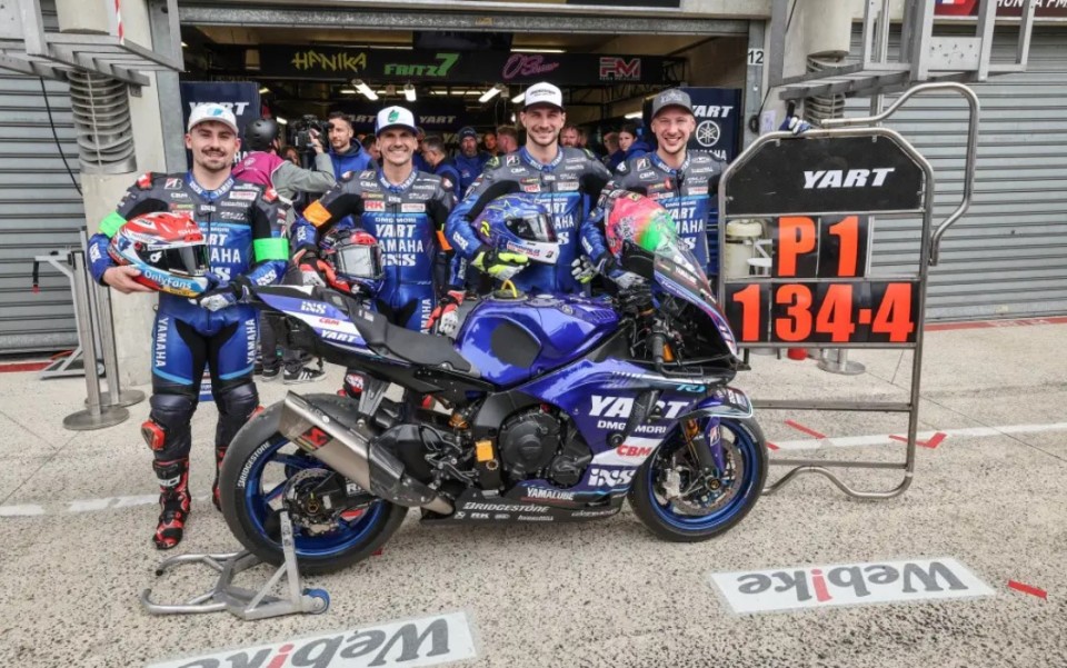 SBK: È pole Yamaha alla 24 Ore di Le Mans, 2^ Suzuki, 4^ BMW