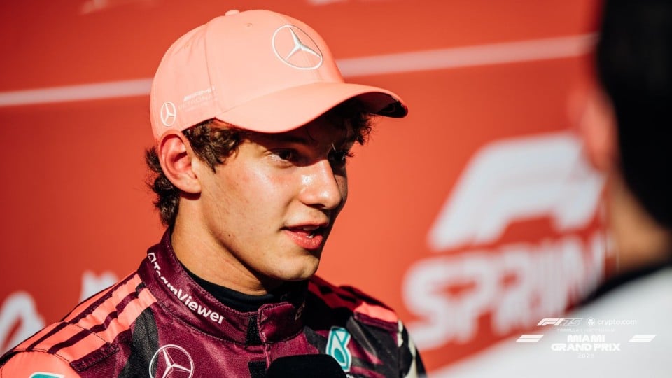 Auto - News: Kimi Antonelli a Miami è il più giovane di sempre in una pole Sprint