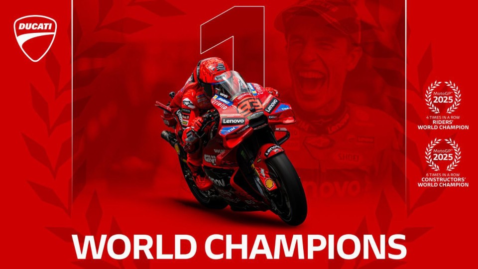 MotoGP: Museo Ducati aperto a Borgo Panigale per festeggiare il titolo di Marc Marquez