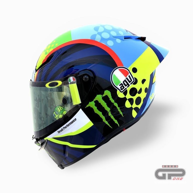 Motogp New Year And New Helmet For Valentino Rossi In Sepang