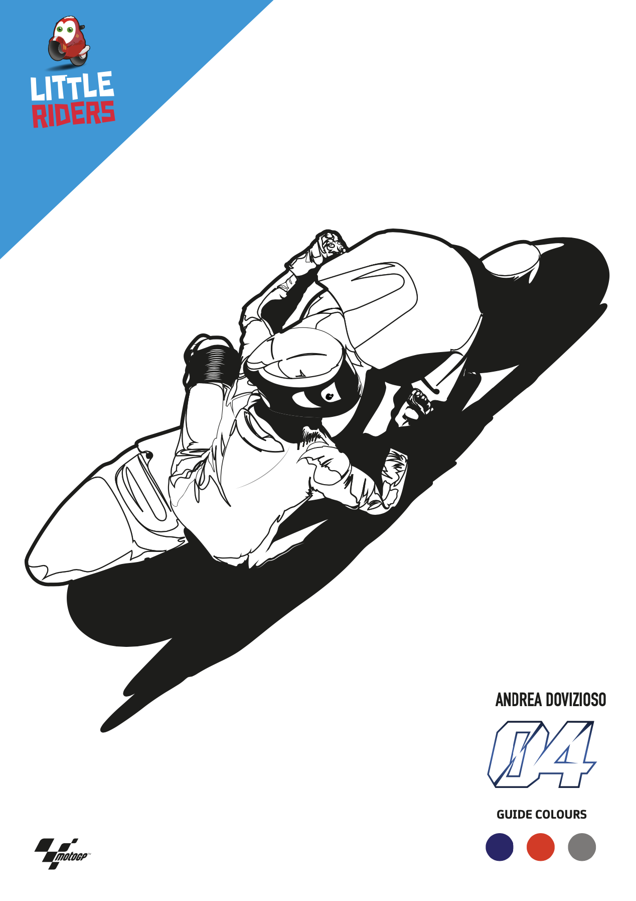 Motogp La Motogp A Misura Di Bambino Un Album Da Colorare E Con Cui Giocare Gpone Com