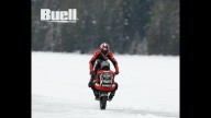 Moto - News: Record: la Buell di Jones a 238 km/h sul ghiaccio