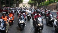 Moto - News: 428 Yamaha T-Max al raduno di Roma