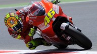 rossi sulla ducati in piega