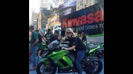 Moto - News: Kawasaki: Times Square diventa verde!