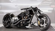 Moto - News: Custom-Wolf Tribute to Porsche: la moto che celebra le auto