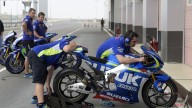 Ultime verifiche alla Suzuki sotto lo sguardo di Alex Briggs e Brent Stephens