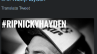 News: A final farewell to Nicky Hayden on social networks
