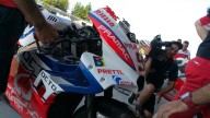 MotoGP: Petrucci usa la nuova carena Ducati nella versione &#039;triplano&#039;