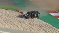 SBK: La sequenza della brutta caduta di Sykes a Portimao 