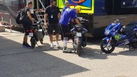 MotoGP: LE PRIME FOTO. Rossi ad Aragon per la visita medica