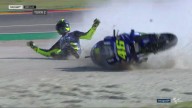 CADUTA VALENTINO ROSSI FP3 ARAGON