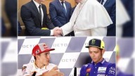 MotoGP: Rossi - Marquez a Misano: l&#039;ironia corre sui social