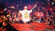 MotoGP: Marc Marquez, bagno di folla per il 7° titolo a Cervera