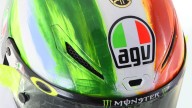 MotoGP: Rossi trasforma il suo casco in un quadro tricolore per il Mugello