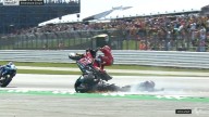 MotoGP: La sequenza della caduta di Dovizioso con Quartararo