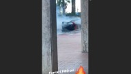 Auto - News: Max Biaggi e la Ferrari F40 in fiamme: è andato perduto un gioiello