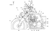 Moto - News: Honda: brevettata una nuova forcella per CB1100 e Super Cub 125
