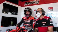 SBK: PHOTO MISANO TEST - Ducati MasqueradThe two riders of the Aruba team got back on their Panigale V4R on the circuit of Romagna.e Ball for Redding and Davies