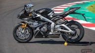 Moto - Test: Prova Video Triumph Daytona 765 Moto2, a Misano con Loris Capirossi 