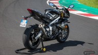 Moto - Test: Prova Video Triumph Daytona 765 Moto2, a Misano con Loris Capirossi 