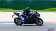 Moto - Test: Prova Video Triumph Daytona 765 Moto2, a Misano con Loris Capirossi 