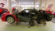 Auto - News: La Ferrari F40 in fiamme a Montecarlo sarà restaurata