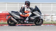 Moto - News: KYMCO AK 550 MY2020 con scarico Proma Performante  