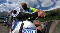 Moto - News: Follie: a pendolo dalla diga con la Vespa! Lui è Günter Schachermayr 