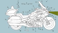 Moto - News: Honda Goldwing, brevettato il radar nascosto nel cupolino