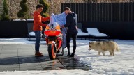 MotoGP: Pol Espargarò e Honda: prima presa di contatto... sul terrazzo di casa