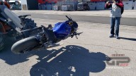 SBK: Misano: paura per Ponsson, cade e lancia la Yamaha oltre le barriere