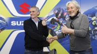 Moto - News: Suzuki Italia delivers to Lucchinelli and Uncini the GSX-R1000R Legend Edition